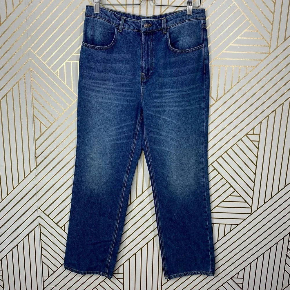 Acne Studios Jeans Skinny Straight High Rise‎ Medium Wash Denim Blue Size 28